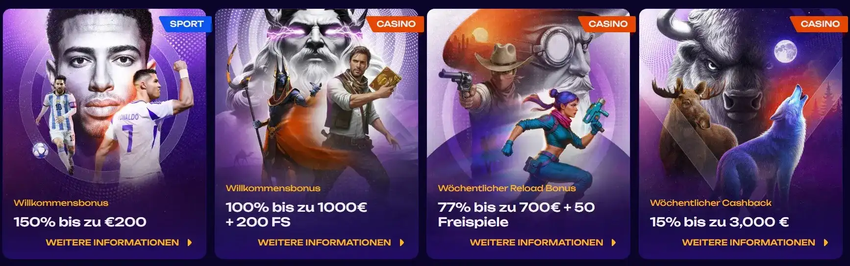 Boni und Aktionen