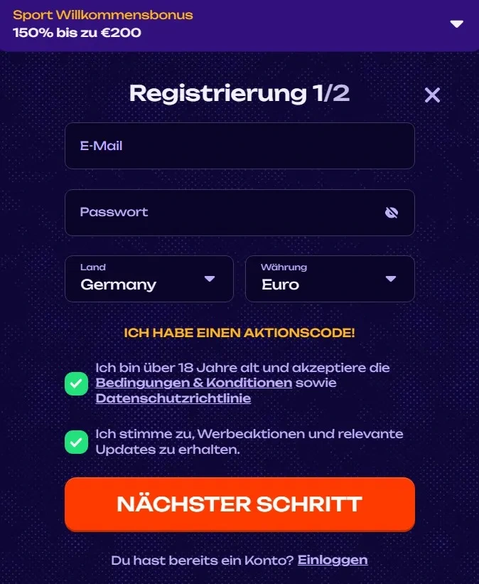 Registrieren